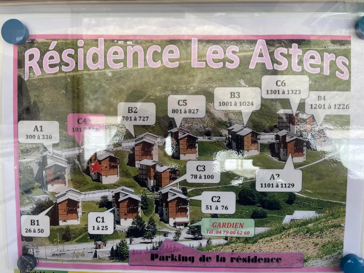 Appartement Pour 6 Personnes Au Pied Des Pistes Au Calme Aux Menuires Les Asters Saint-Martin-de-Belleville Bagian luar foto